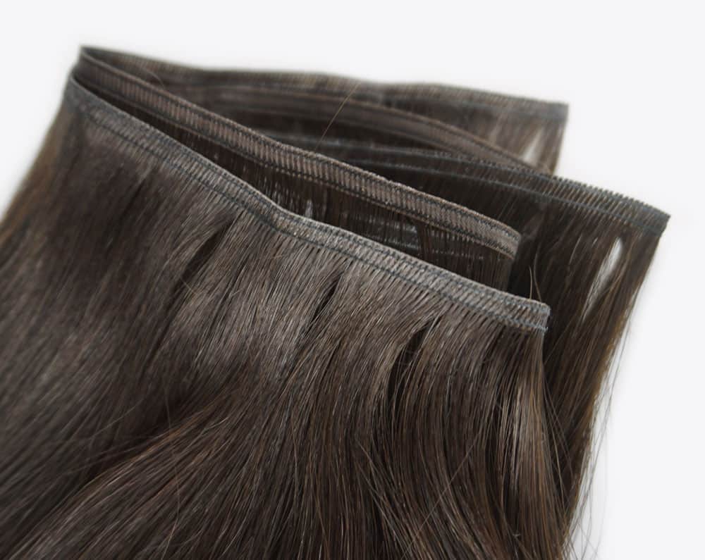 Wefted Human Hair Extensions