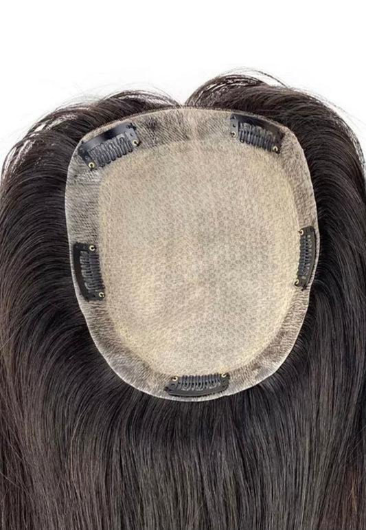 Human Hair Topper 6x6 Inch 1