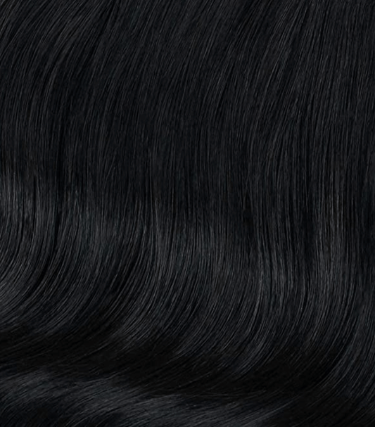 Black I-Tip Human Hair Extensions 25g