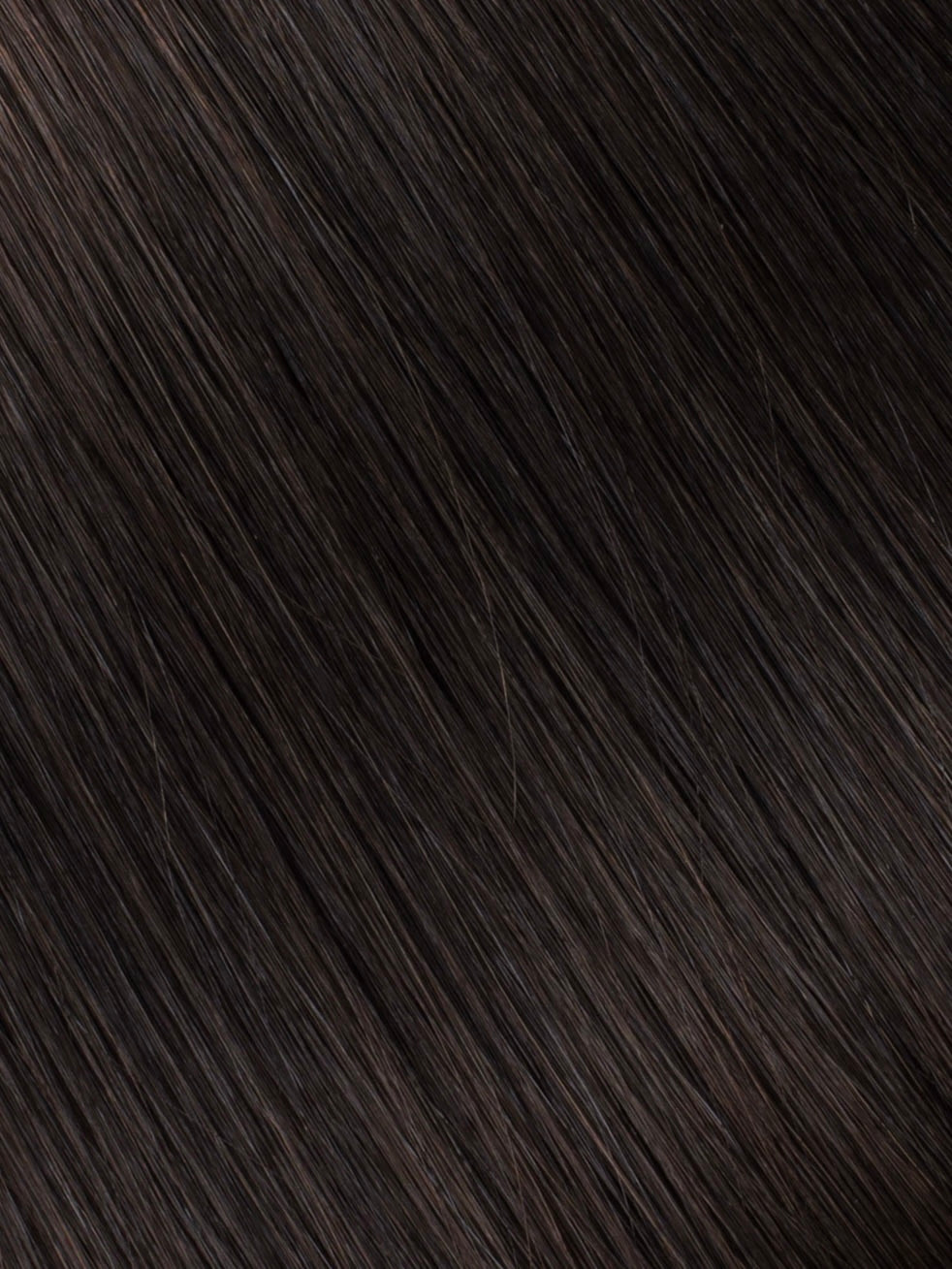 Dark Brown Straight Human Hair Weft Bundle Extension