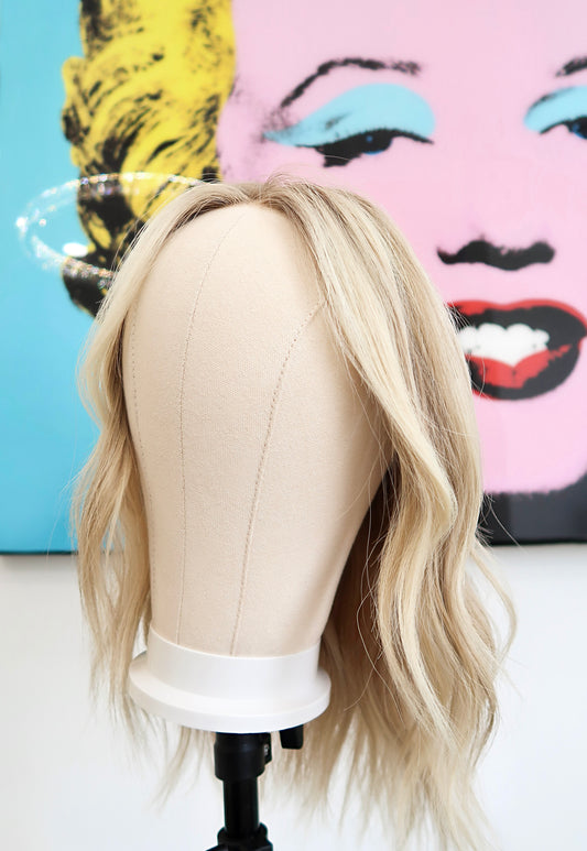 Partial Swiss Lace Human Hair Wig