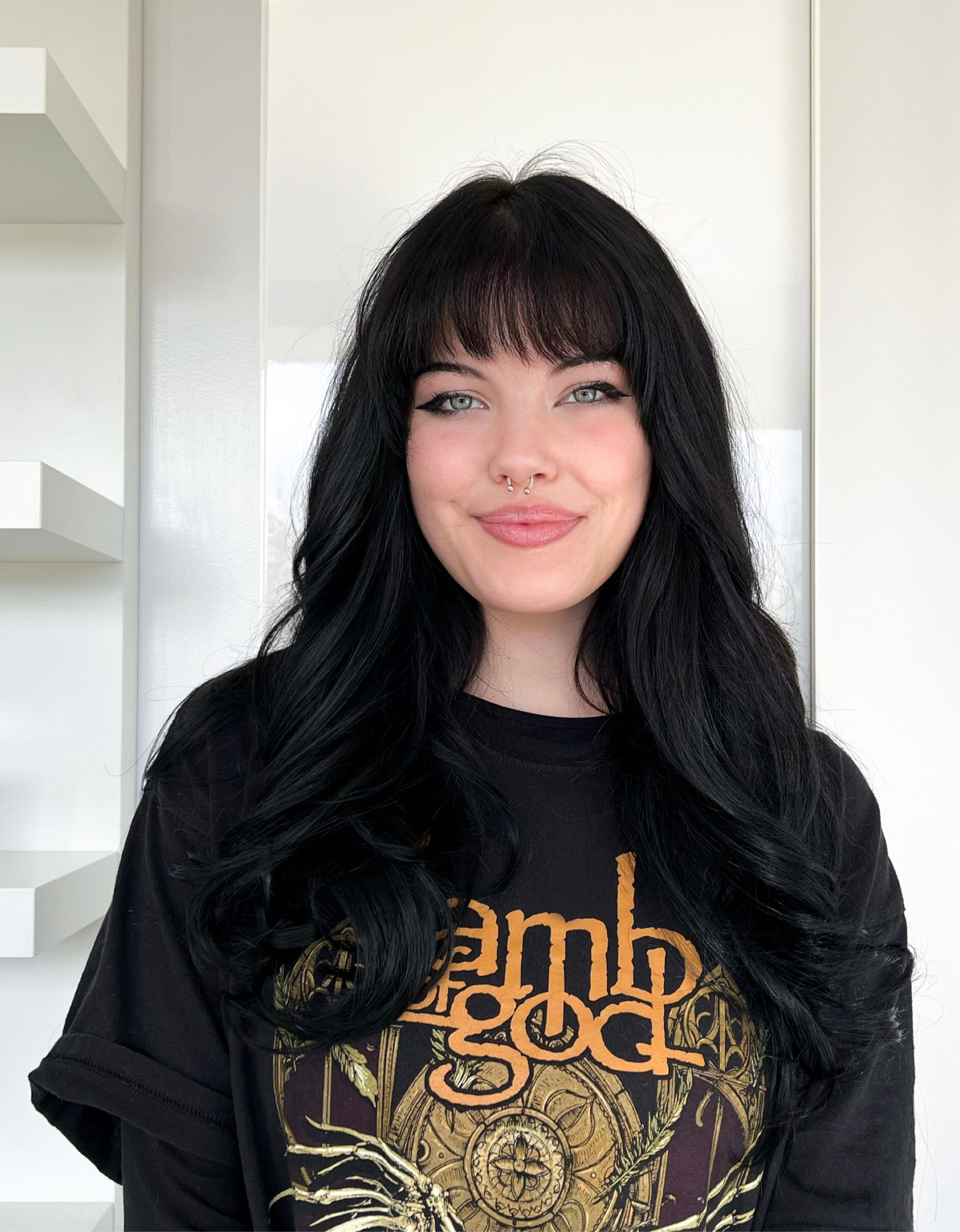 Black Wavy Human Hair Weft Bundle Extension