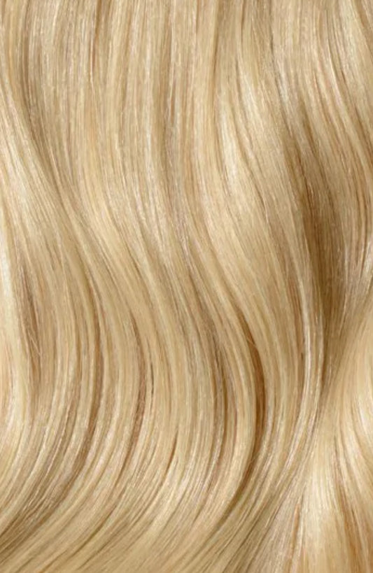 Light Blonde Pure Virgin Clip-In Human Hair Extensions