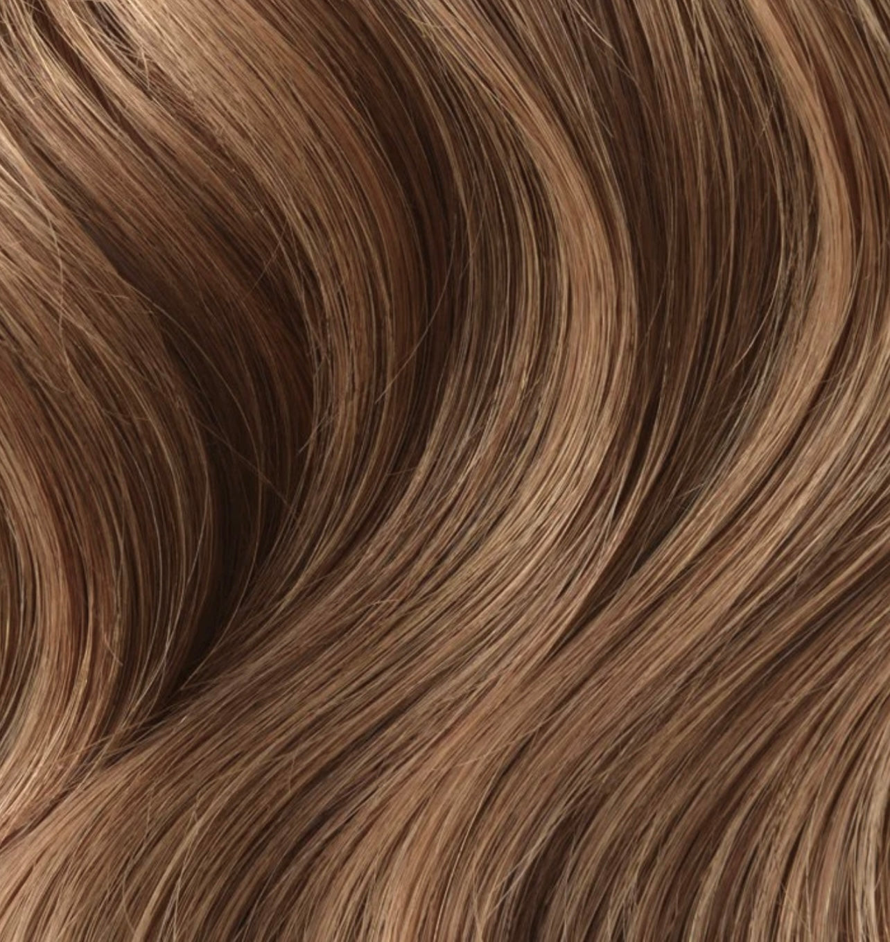 Dark Blonde Wavy Human Hair Weft Bundle Extension