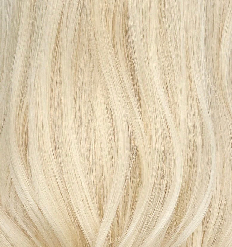 Light Blonde Straight Human Hair Weft Bundle Extension