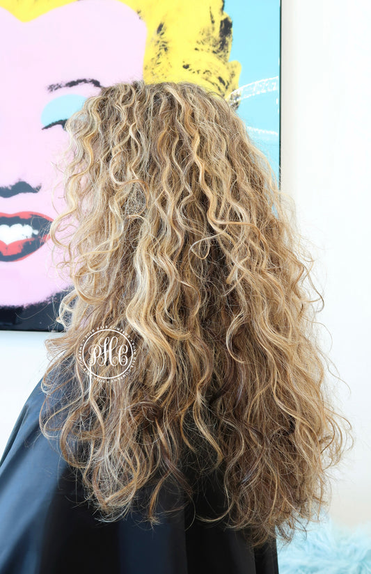 Light Blonde Wavy Human Hair Weft Bundle Extension