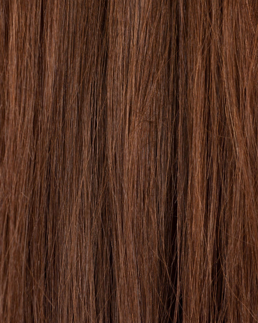 Light Brown Straight Human Hair Weft Bundle Extension