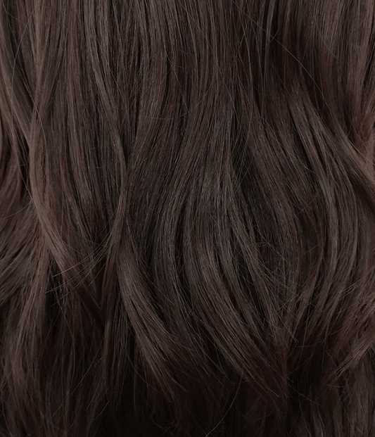 Dark Brown Pure Virgin Clip-In Human Hair Extensions 2